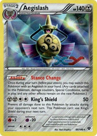Aegislash 086/146 [XY Promos]  - Holofoil