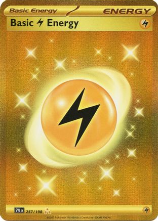 Basic Lightning Energy 257/198 [SV01 Scarlet & Violet Base Set]  - Holofoil