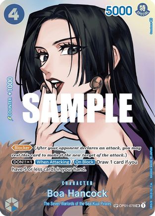 Boa Hancock (SP) (OP01-078)  [Kingdoms of Intrigue] Foil