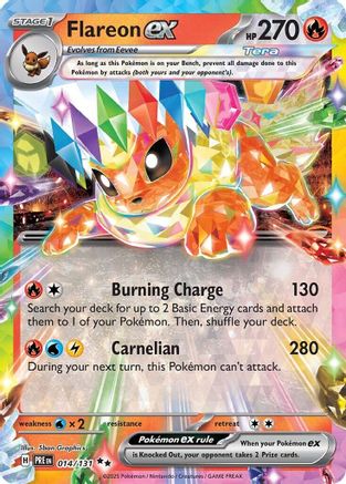 Flareon ex 014/131 [SV Prismatic Evolutions]  - Holofoil