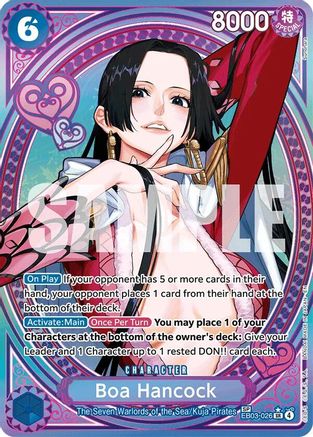 Boa Hancock (SP) (EB03-026)  [Extra Booster: One Piece Heroines Edition] Foil
