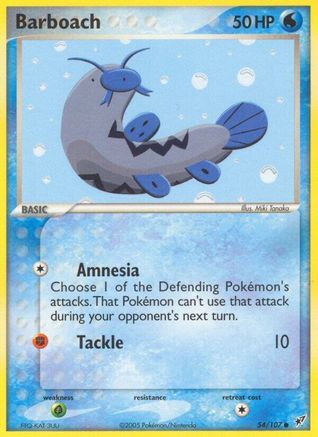 Barboach 054 [Deoxys]  - Reverse Holofoil