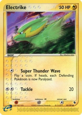 Electrike 053/109 [Ruby and Sapphire]  - Reverse Holofoil