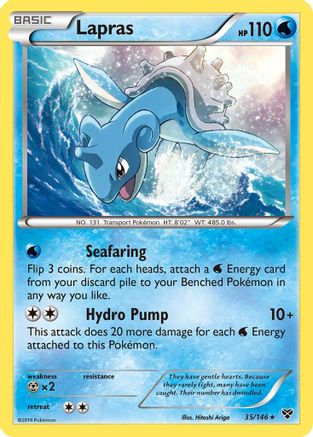 Lapras 035/146 [XY Base Set]  - Holofoil