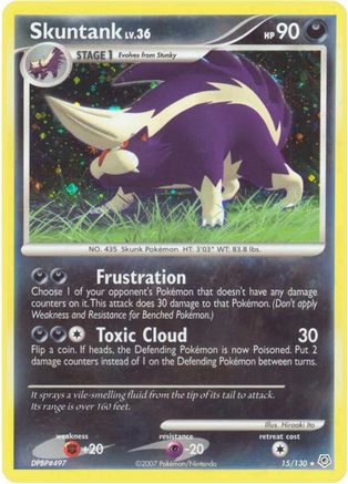 Skuntank 015 [Diamond and Pearl]  - Reverse Holofoil