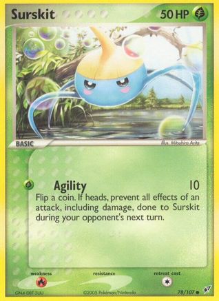 Surskit 078/107 [Deoxys]  - Reverse Holofoil