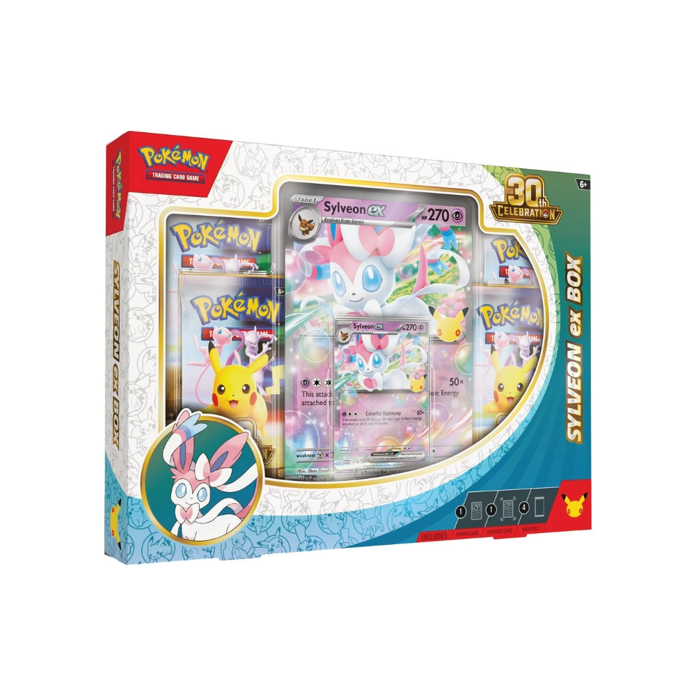 Pokemon 30th Celebration Pokémon Sylveon ex Box (Limit 1)