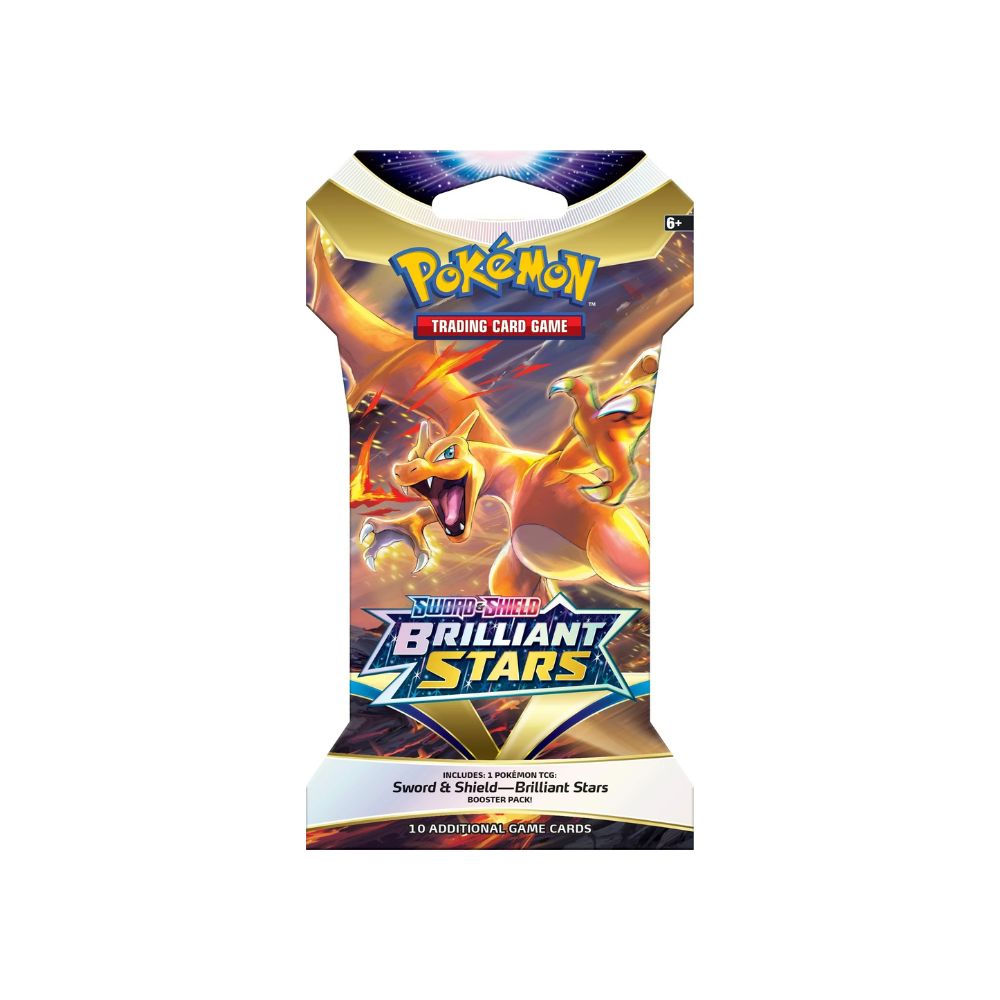 Pokemon Brilliant Stars Sleeved Booster Pack (Bundle of 6)